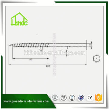 Alibaba China Hex Bodenschrauben